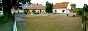 Takto vypadal pozemek v červnu 2011